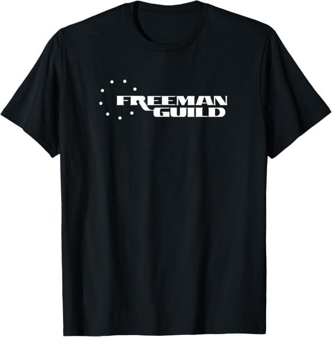 Classic Black Freeman Guild T-Shirt